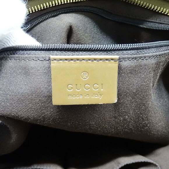 GUCCI Authentic Brown Canvas Shoulder Bag - Picture 9 of 14